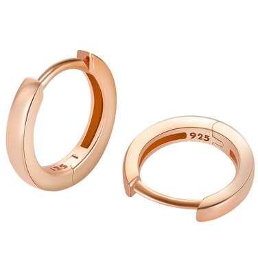925 Sterling Silver Small Gold Hoop Earrings for Women Girls 14K Gold Huggie Earrings Tiny Hypoallergenic Cartilage Earrings Hoops 5mm 6mm 7mm 8mm 9mm 10mm 12mm