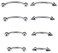 Dyknasz Eyebrow Piercing Jewelry Surgical Steel Curved Barbell Tiny Eyebrow Ring Vertical Labret Lip Jewelry Ear Rook Navel Small Belly Button Ring for Women Men 16g 6mm/8mm/10mm/12mm Silvertone