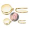 Keloid Pressure Earrings for Women and Men Clip on Compression Earring for Swelling (15mm+10mm Gold)