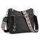 befen Genuine Leather Crossbody bag for Women Medium Crossbody Bags Trendy Women's Crossbody Handbags Hobo Handbag Wallet with Adjustable Wide Shoulder Strap for Shopping and Travel, Black