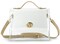 Clear Bag with Turn Lock Closure Women&#39;s Cross Body Handbags Stadium Approved (Nude)