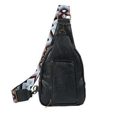 TINVSKQQKJ Women's Chest Sling Bag with guitar strap Crossbody Sling Backpack with pockets For Cycling Hiking travel&hellip;