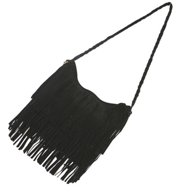 DEARMAMY Fringe Crossbody Handbag:Black Fringe Purse Fringe Handbag Crossbody Bag Handbags For Women Summer
