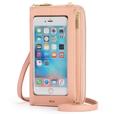 GOIACII Phone Purse Crossbody Bags for Women Small Travel Wallet Touch Screen RFID Blocking