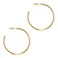 PAVOI 14K Yellow Gold Hoop Earrings For Women   2mm Thick 45mm Infinity Gold Hoops Women Earrings   Gold Plated Loop Earrings For Women   Lightweight Hoop Earrings Set