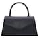 Milisente Women's Evening Bag Bridal Party Clutch Purses Cocktail Prom Handbags with PU Leather(EmbossedL Black)