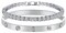 Vessantara 2Pcs Gold Stackable Bracelets,18K Gold Plated Tennis Bracelet for Women Trendy Cubic Zirconia Bangle Friendship Bracelets Jewelry Sets Birthday Gifts for Men Non Tarnish