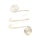 Fodattm Spiral Bracelet Armband Bangle for Women Lady Bridal Metal Upper Arm Cuff Armlet Gypsy Boho Armband (Gold)
