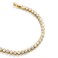 Pearich 14k Gold Filled Tennis Bracelet 3mm Cubic Zirconia Classic Tennis Bracelet Gold Link Bracelets For Women (Round Tennis Bracelet, 6.15)