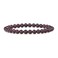 Justinstones Natural Red Garnet Gemstone 6mm Round Beads Stretch Bracelet 6.5 Inch