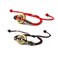 2Pcs Lucky Braide Red String Feng Shui Copper Coin Bracelet Bangle Handmade Adjustable Attract Money Wealth Bracelet for Women Men Friend Good Luck Protection Amulet Jewelry-A textured