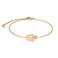 LOYATA Evil Eye Hand Bracelet Gold Fatima Diamond Cubic Zirconia 14K Gold Plated Dainty Chain Simple Jewelry Gift for Women