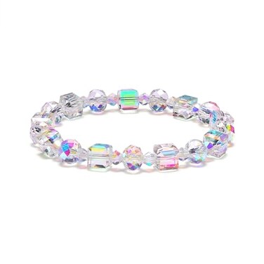 HANGINTHERE Healing Crystals Bracelets for Women Trendy,Stretch Bead Bracelets for Women