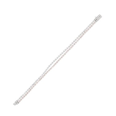 ANAYRA Timeless Diamond Silver Bracelet For Women, Hallmarked 925 Silver Bracelet For Women, Minimalist Jewellery, Aesthetic Bracelet, Sterling Silver Bracelets, Daily Wear Bracelets For Women