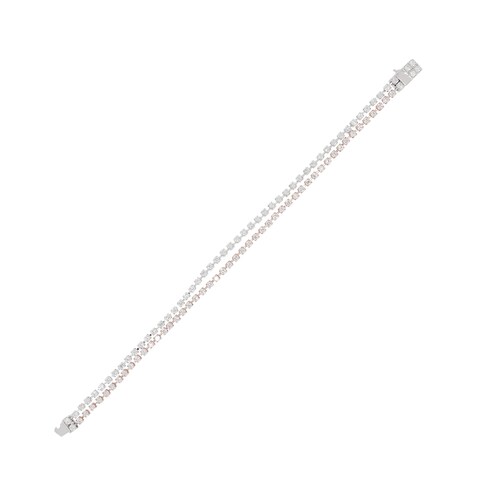 ANAYRA Timeless Diamond Silver Bracelet For Women, Hallmarked 925 Silver Bracelet For Women, Minimalist Jewellery, Aesthetic Bracelet, Sterling Silver Bracelets, Daily Wear Bracelets For Women