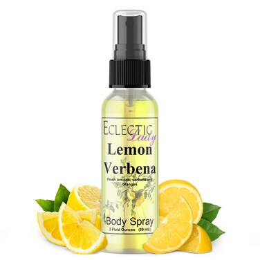 Eclectic Lady Body Spray for Women, 2 Oz Lemon Verbena Body Mist with Long-Lasting Fragrance, Fresh, Wonderful Scent for Spring &amp; Summer, Floral &amp; Fruity Perfume for Women with Orange, Daily Use