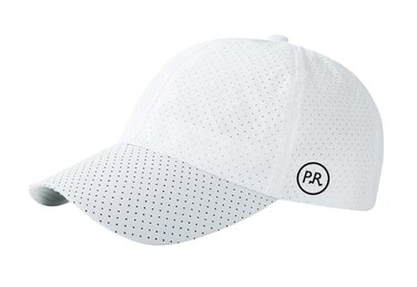 PRo - PR with PRo Light-Weight, Moisture-Wicking Performance Running Hat (White)