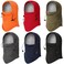 Geyoga 6 Pcs Fleece Balaclava Winter Face Covering Ski Mask Windproof Neck Full Head Covering for Adult Cold Weather Hike(6 Colors)
