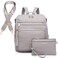 MKP COLLECTION Women Fashion Backpack Purse Convertible Large Ladies Rucksack Versatile Travel Shoulder Bags Handbag Set with Tassel (2pcs)
