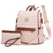 MKP Women Fashion Backpack Purse Multi Pockets Signature Anti-Theft Rucksack Travel Ladies Shoulder Bag Handbag 2Pcs