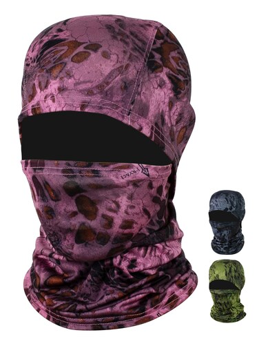 Ski Mask Men Women Camouflage Balaclava Mask Breathable Shiesty Mask Sun Protector, Camo Pink