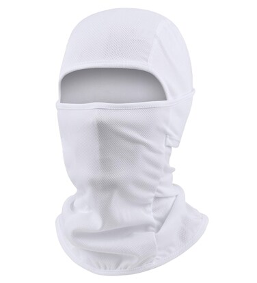White Ski Mask for Men Balaclava Face Mask Women Summer Shiesty Mask Full Head Mask for Motorcycle Helmet Football Sun Protection