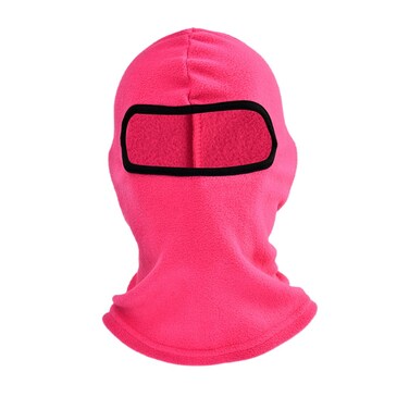 Ligart Pink Women Cold Weather Balaclava Ski Mask Windproof Thermal Face Warmer Winter Face Cover for Skiing Climbing Cycling
