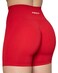 AUROLA Intensify Workout Shorts for Women Seamless Scrunch Short Gym Yoga Running Sport Active Exercise Fitness Shorts(XS,Fiery Red)