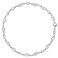 Mixed Filigree And Mariner Link Chain Anklet In Sterling Silver, 11
