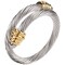 Dorriss Twisted Rings Cable Open Ring for Women Statement Adjustable Vintage Designer Fashion Brand Stainless Steel Jewelry with Box