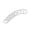 CANDYFANCY 925 Sterling Silver 1.2mm Stacked Midi Thin Rings for Women Knuckle Ring Band Stacking Ring Set Size 2.5-8.5 (Silver 8 Pcs)