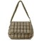 Herald Quilted Puffer Crossbody Bag for Women, Soft Lightweight Nylon Puffy Padding Bubble Shoulder Purse Handbag (Khaki)