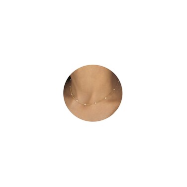 Gold Pearl Necklace for Women, 14K Gold Plated Pearl Necklaces for Women Trendy Simple Pearl Chain Beaded Necklace Dainty Pearl Choker Necklace for Women Gold Jewelry Gifts