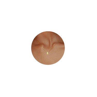 TITUTHIA Gold Initial Necklaces for Women Dainty Trendy Gold Letter Necklace 14k Gold Pendant Necklace Cute Choker Necklace Simple Personalized Name K Necklace Gold Jewelry Necklace for Gift