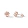 PAVOI 14K Rose Gold Plated Sterling Silver Post Love Knot Stud Earrings   Gold Earrings for Women