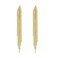 4Pcs Gold Long Tassel Dangle Earrings for Women Long Threader Earrings Chain Drop Earrings for Womens (long tassel earrings gold)