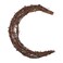 Amosfun Christmas Grapevine Wreath Moon Shaped Rattan Wreath Frame DIY Crafts Supply for New Year Holiday Wedding Party Decor