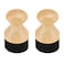 DEBETOOL 2Pack Cutting Board Oil Wax Applicator for Food Grade Mineral Oil Board - Natural Bamboo Applicator for Cutting Boards，Wooden Spatula，Spoon and Other Utensils