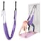 Adjustable Leg Stretching Strap, Yoga Fitness Flexibility Door Stretcher Strap/Back Bend Assist Trainer, Yoga Swing for Aerial Yoga Ballet Cheer Gymnastics Taekwondo Dancers