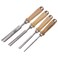 CNBTR 4Pcs Wood Carving Chisel 1/4" 1/2" 3/4" 1" Kit for Woodworking for Carpenter Craftsman Gift in Most Wood Carving Project