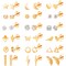 18 Pairs Stainless Steel Stud Earrings Set for Women Men Star Moon Triangle Heart Leaf 20G Cartilage Earrings Hypoallergenic Flatback Earrings Piercing Jewelry (Rose Gold)