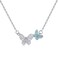 Presentski Butterfly Necklaces for Women Dainty Minimalist Butterfly Silver Pendants Necklace