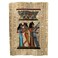 Egypt Art Musicians of Amun - Gift for Music Lovers - Bedroom Wall Art - Vintage Authentic Hand Painted Signatured Papyrus Decor Hieroglyphs - Unframed-Frameable - 9x13 Inches