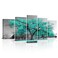 Visual Art Decor Turquoise Tree Wall Art Turquoise Decor for Living Room Tree Painting Teal Wall Decor Framed Ready to Hang, 50inchx24inch