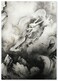 【Made in Japan】 Poster Japanese Painting Taikan Yokoyama &ldquo;龍興而致雲&rdquo;16.53inch&times;11.69inch(A3)＜fine Art Paper Print＞Print on a Thick Sheet of Paper Painting Wall Art