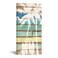 KREATIVE ARTS Canvas Print Wall Art Tropical Palm Tree Island on Wood Panels Nature Wilderness Surfboard Beach Painting Coastal Picture Digital Art Realism Chic for Living Room 20x40 Inches