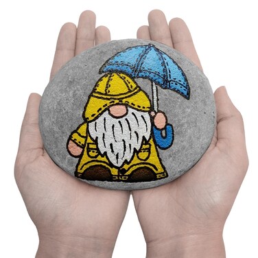 Auksay Rocks for Painting 10pcs 4-5.3&rdquo; Large River Rock for Paint Natural Flat &amp; Smooth Stones for Painting for Kids &amp; Adult Craft Gift