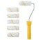 Urjumpea Paint Roller Brush 3 Inch 76mm for Household Wall Painting Treatment with 1 Plastic Handle