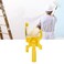 Rankomu Paint Edger Roller Brush, ABS Paint Roller Hand-held Clean-Cut Paint Edge Roller Brush Clean- Paint Roller Brush Corner Paint Roller Replacement for Painting Room Wall Ceiling