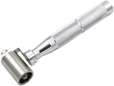 40mm Stainless Steel Wallpaper Edge Seam Roller Wall Paper Construction Tool Seam Flat Roller Paint DIY Tool